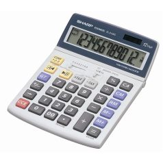   SHARP Számológép, asztali, 12 számjegy, SHARP "EL-2125C"