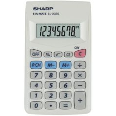   SHARP Zsebszámológép, 8 számjegy, SHARP "EL-233S"