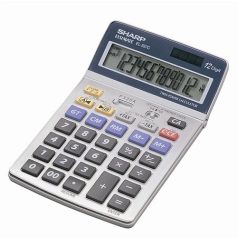  SHARP Számológép, asztali, 12 számjegy, SHARP "EL-337"