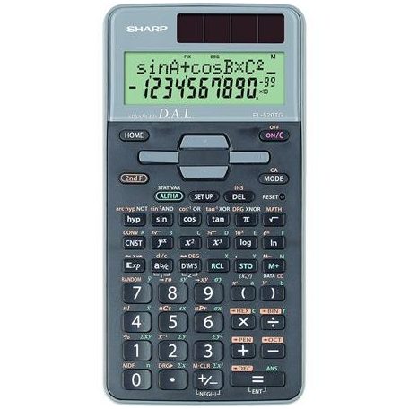 SHARP Számológép, tudományos, 400 funkció, SHARP "EL-520TGGY"