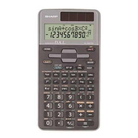 SHARP Számológép, tudományos, 273 funkció, SHARP "EL-531", szürke, dobozos