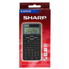   SHARP Számológép, tudományos, 273 funkció, SHARP "EL-531", szürke, dobozos