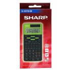 SHARP Számológép, tudományos, 273 funkció, SHARP "EL-531", zöld, dobozos