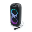 MUSE Hangszóró, Bluetooth, mikrofonnal, LED fényekkel, 600W, MUSE "M-1937DJ", fekete