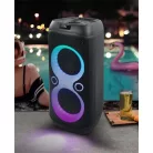 MUSE Hangszóró, Bluetooth, mikrofonnal, LED fényekkel, 600W, MUSE "M-1937DJ", fekete