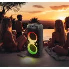 MUSE Hangszóró, Bluetooth, mikrofonnal, LED fényekkel, 600W, MUSE "M-1937DJ", fekete