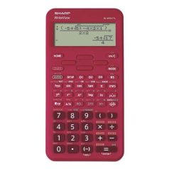   SHARP Számológép, tudományos, 420 funkció, SHARP "EL-W531TL", meggypiros
