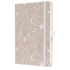   SIGEL Naptár, A5, heti, 2027, kemény borító, SIGEL "Jolie", Cosmic Fantasy Beige