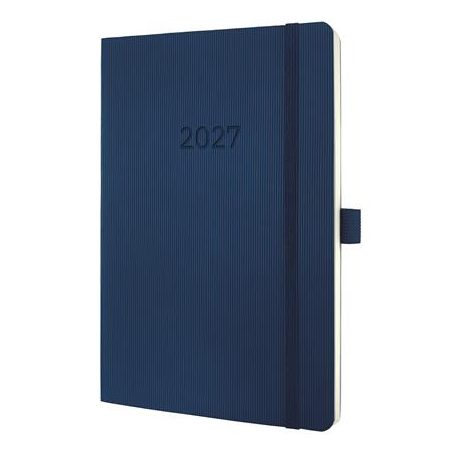SIGEL Naptár, A5, heti, 2027, puha borító, SIGEL "Conceptum", éjkék