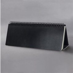  SIGEL Naptár, asztali, álló, 2027, 300x143x18 mm, SIGEL "Conceptum", fekete