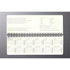 SIGEL Naptár, asztali, álló, 2027, 300x143x18 mm, SIGEL "Conceptum", fekete