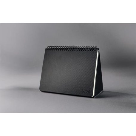 SIGEL Naptár, asztali, álló, 2027, 213x220x18 mm, SIGEL "Conceptum", fekete
