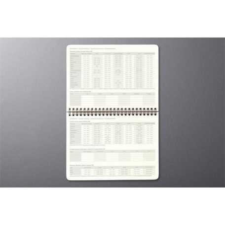 SIGEL Naptár, asztali, álló, 2027, 213x220x18 mm, SIGEL "Conceptum", fekete