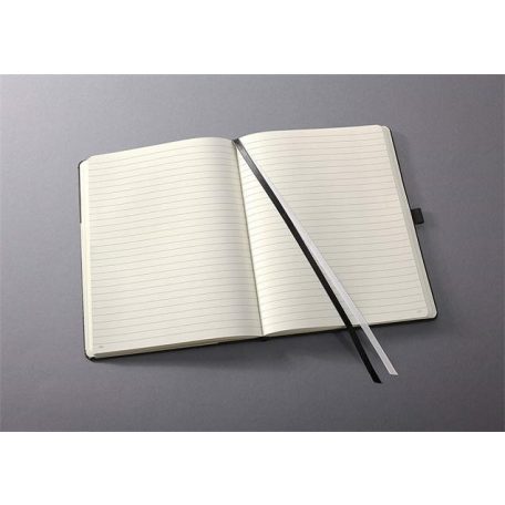 SIGEL Jegyzetfüzet, exkluzív, A5, vonalas, 97 lap, keményfedeles, SIGEL "Conceptum", fekete