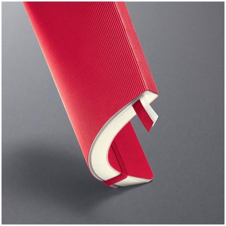 SIGEL Jegyzetfüzet, exkluzív, A5, vonalas, 97 lap, puhafedeles, SIGEL "Conceptum", piros