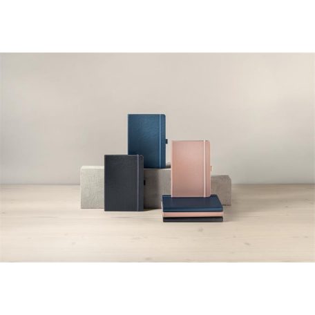 SIGEL Jegyzetfüzet, exkluzív, A5, vonalas, 97 lap, keményfedeles, SIGEL "Conceptum", pink metál