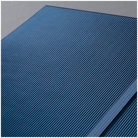 SIGEL Jegyzetfüzet, exkluzív, A5, vonalas, 97 lap, keményfedeles, SIGEL "Conceptum", kék metál