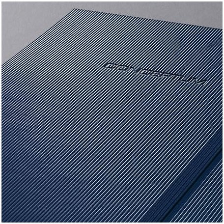 SIGEL Jegyzetfüzet, exkluzív, A4, vonalas, 97 lap, keményfedeles, SIGEL "Conceptum", éjkék