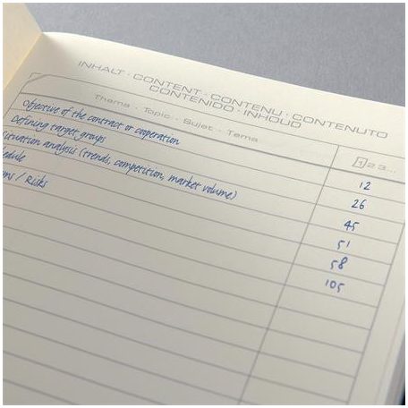 SIGEL Jegyzetfüzet, exkluzív, A5, pontrácsos, 97 lap, keményfedeles, SIGEL "Conceptum Nature Edition"