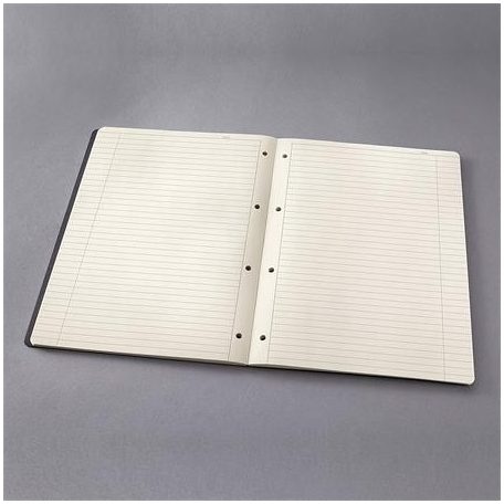 SIGEL Füzet, exkluzív, A4, vonalas, 60 lap, keményfedeles, SIGEL "Conceptum", fekete