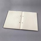 SIGEL Füzet, exkluzív, A5, kockás, 60 lap, keményfedeles, SIGEL "Conceptum", fekete