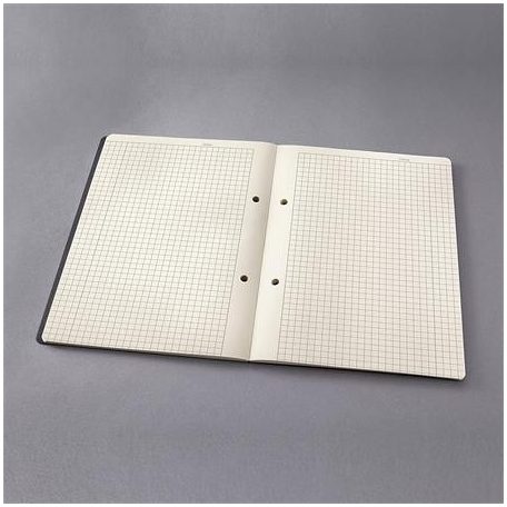 SIGEL Füzet, exkluzív, A5, kockás, 60 lap, keményfedeles, SIGEL "Conceptum", fekete