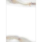 SIGEL Előnyomott papír, kétoldalas, A4, 90 g, SIGEL, arany pöttyözés