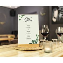   SIGEL Előnyomott papír, kétoldalas, A5, 90 g. SIGEL "Eucalyptus"