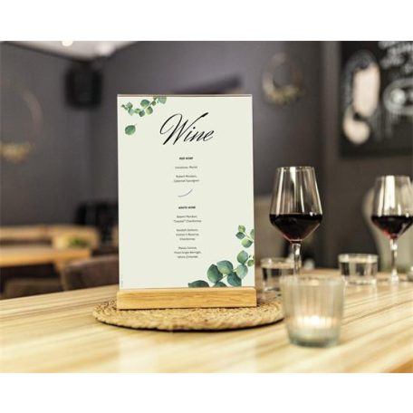 SIGEL Előnyomott papír, kétoldalas, A5, 90 g. SIGEL "Eucalyptus"