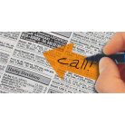 SIGEL Jelölőcímke, műanyag, 5x25 lap, 25x45 mm, SIGEL "Nyilak", vegyes szín