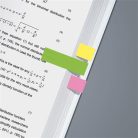 SIGEL Jelölőcímke, papír, 5x40 lap, 12x50 mm, SIGEL "Brilliant Mini", vegyes szín