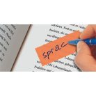 SIGEL Jelölőcímke, papír, 4x40 lap, 20x50 mm, SIGEL "Brilliant", vegyes szín