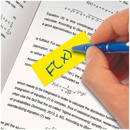 SIGEL Jelölőcímke, papír, 5x40 lap, 12x50 mm, SIGEL "Neon Mini", vegyes szín