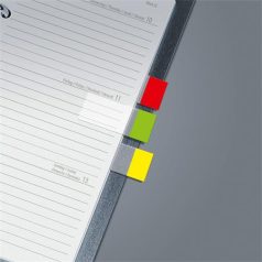   SIGEL Jelölőcímke, műanyag, 4x40 lap, 20x50 mm, SIGEL "Clear", vegyes szín