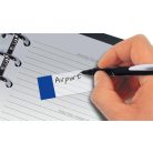 SIGEL Jelölőcímke, műanyag, 4x40 lap, 20x50 mm, SIGEL "Clear", vegyes szín