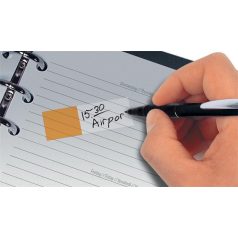   SIGEL Jelölőcímke, műanyag, 10x50 lap, 44x12,5 mm, SIGEL, vegyes színek