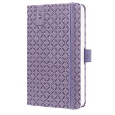   SIGEL Naptár, A6, heti, 2027, kemény borító, SIGEL "Jolie",  Lavender Purple