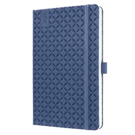 SIGEL Naptár, A5, heti, 2026, kemény borító, SIGEL "Jolie", indigókék