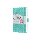 SIGEL Naptár, A6, heti, 2026, kemény borító, SIGEL "Jolie", aqua zöld