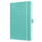 SIGEL Naptár, A5, heti, 2026, kemény borító, SIGEL "Jolie", aqua zöld