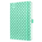 SIGEL Naptár, A6, heti, 2026, kemény borító, SIGEL "Jolie", menta zöld