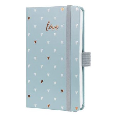 SIGEL Naptár, A6, heti, 2026, kemény borító, SIGEL "Jolie", Grey love