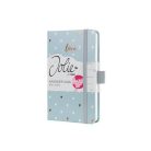 SIGEL Naptár, A6, heti, 2026, kemény borító, SIGEL "Jolie", Grey love