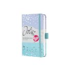 SIGEL Naptár, A6, heti, 2026, kemény borító, SIGEL "Jolie", Butterfly Confetti Sky