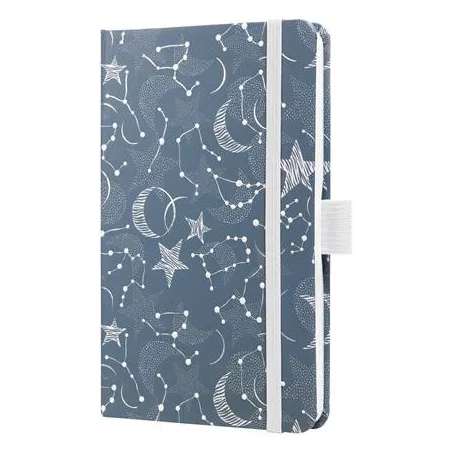 SIGEL Naptár, A6, heti, 2026, kemény borító, SIGEL "Jolie", Cosmic Fantasy Blue