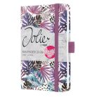 SIGEL Naptár, A6, heti, 2026, kemény borító, SIGEL "Jolie", Violet Jungle Fever