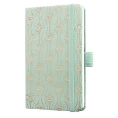   SIGEL Naptár, A6, heti, 2026, kemény borító, SIGEL "Jolie", Mystic Aquamarin