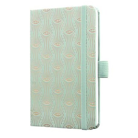 SIGEL Naptár, A6, heti, 2026, kemény borító, SIGEL "Jolie", Mystic Aquamarin