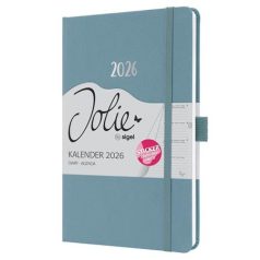   SIGEL Naptár, A5, heti, 2026, dombornyomott borító, SIGEL "Jolie", kobalt kék