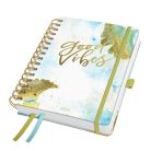 SIGEL Naptár, spirál, A5, heti, 2026, kemény borító, SIGEL "Jolie", Good Vibes